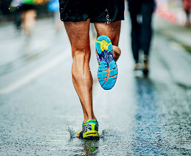 people running